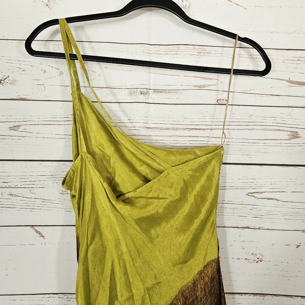NWT Anthropologie | Bl-nk | Multicolored Slip Maxi Dress PETITE - Picture 6 of 8